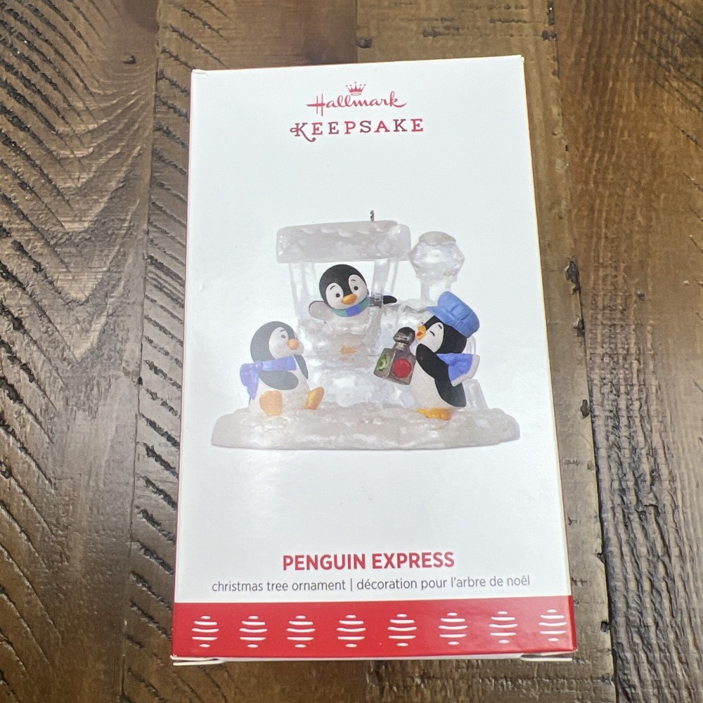 Penguin Express Hallmark Keepsake Christmas Tree Ornament 2017